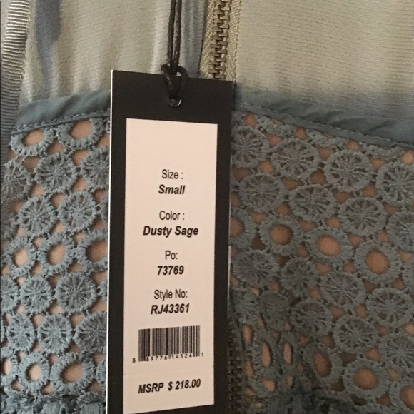 Romeo & Juliet Couture Lace Ruffle Mini Dress (NWT) - Picture 7 of 8